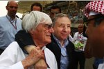 Bernie Ecclestone (Formel-1-Chef) mit FIA-Präsident Jean Todt 