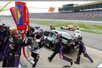 Denny Hamlin (Gibbs) war an der Box superschnell