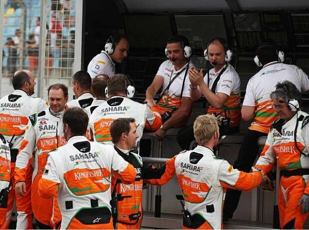 Jubel bei Force India Jubel bei Force India