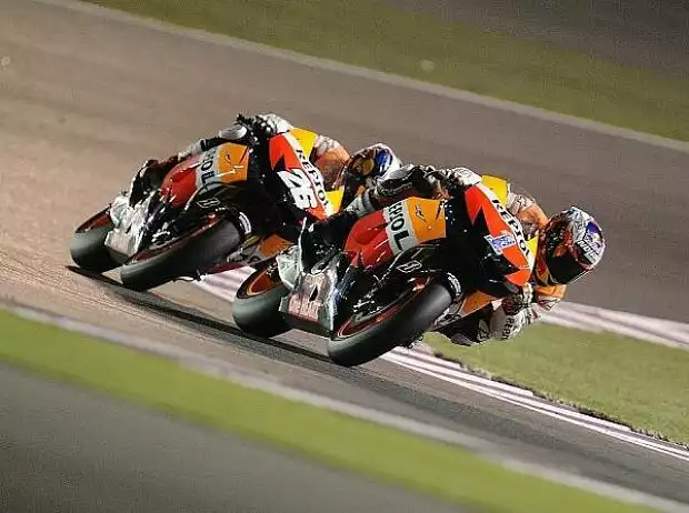 Casey Stoner, Daniel Pedrosa Titel-Bild zur News: Casey Stoner, Daniel Pedrosa