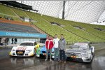 Ralf Schumacher (HWA-Mercedes), Timo Scheider (Abt-Audi) und Dirk Werner (Schnitzer) 