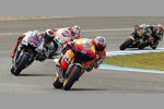 Casey Stoner vor Jorge Lorenzo 