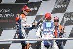 Casey Stoner, Daniel Pedrosa und Jorge Lorenzo 