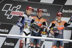 Casey Stoner, Daniel Pedrosa und Jorge Lorenzo