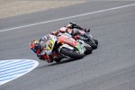 Stefan Bradl vor und Alvaro Bautista 