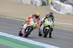 Hector Barbera und Valentino Rossi 