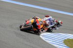 Casey Stoner vor Jorge Lorenzo 