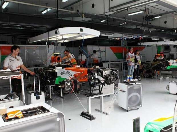 Force India Garage