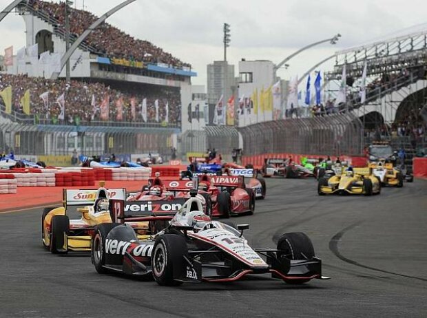 Will Power, Ryan Hunter-Reay, Scott Dixon, Tony Kanaan