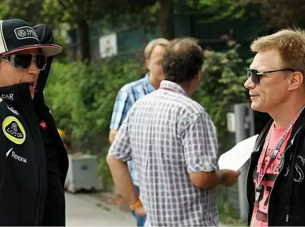 Titel-Bild zur News: Mika Salo, Kimi Räikkönen