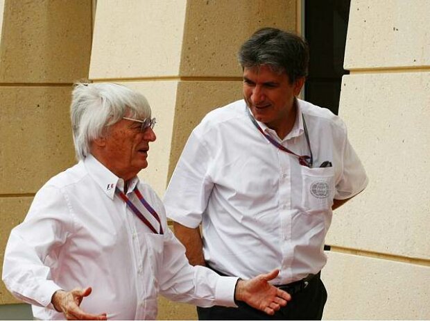 Titel-Bild zur News: Bernie Ecclestone und Pasquale Lattuneddu