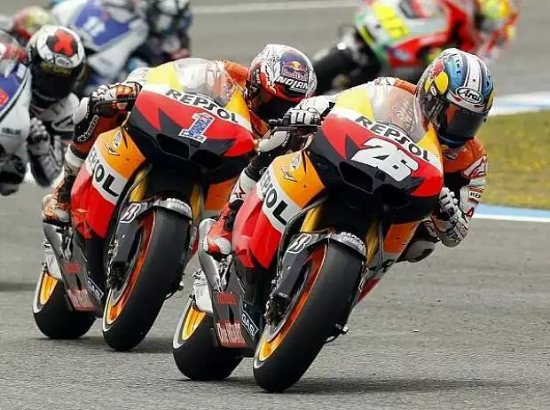 Dani Pedrosa, Casey Stoner Titel-Bild zur News: Dani Pedrosa, Casey Stoner
