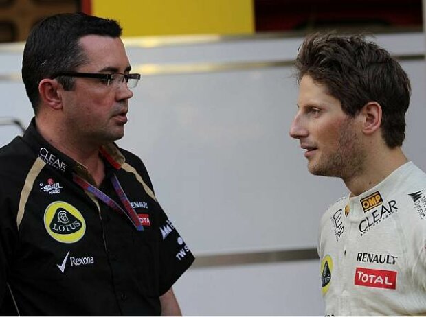 Eric Boullier, Romain Grosjean