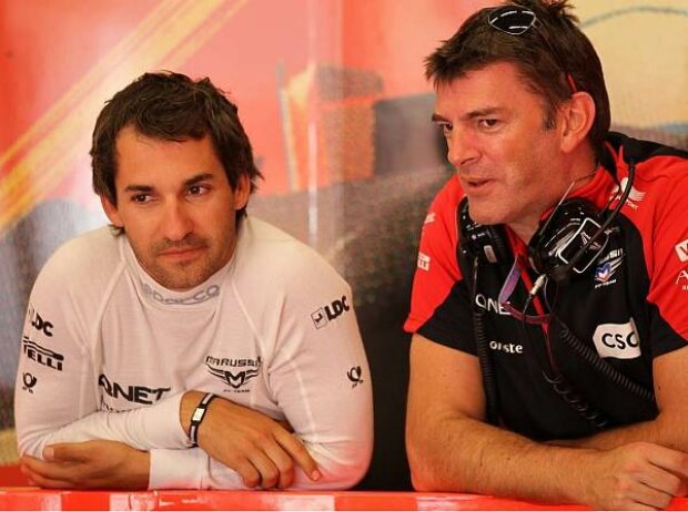 Timo Glock und Graeme Lowdon Timo Glock und Graeme Lowdon