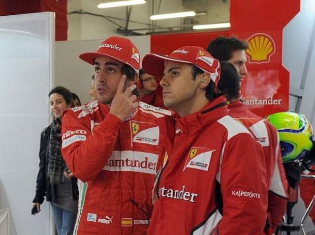 Titel-Bild zur News: Fernado Alonso, Felipe Massa
