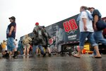 Regen in Talladega wenige Stunden vor dem Start 