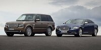 Bild zum Inhalt: Jaguar und Land Rover Westminster zum Thronjubiläum