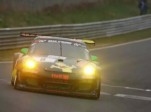 Der Haribo-Porsche auf der Nordschleife Titel-Bild zur News: Der Haribo-Porsche auf der Nordschleife