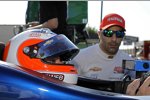 Rubens Barrichello bekommt Tipps von Tony Kanaan (KV) 