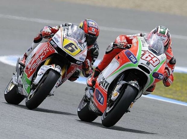 Nicky Hayden, Stefan Bradl Nicky Hayden, Stefan Bradl