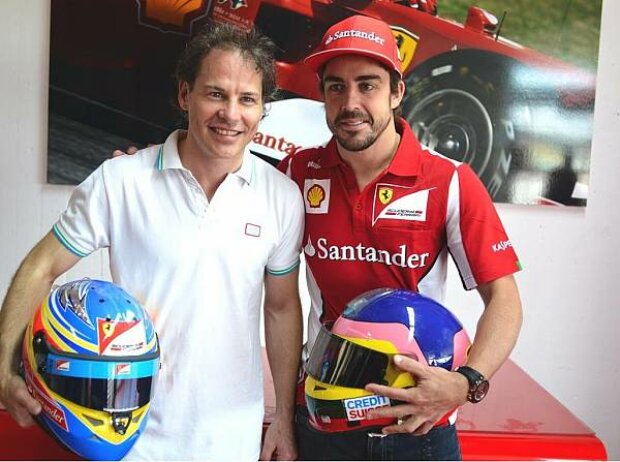Titel-Bild zur News: Fernando Alonso, Jacques Villeneuve