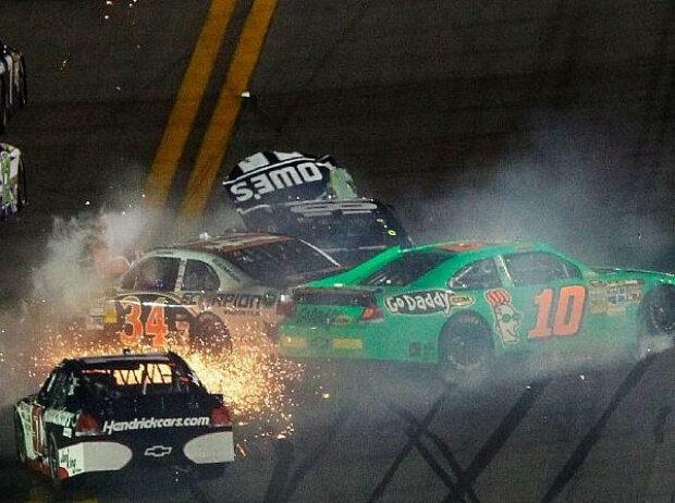 Danica Patrick, David Ragan, Jimmie Johnson