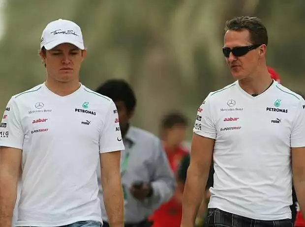 Nico Rosberg, Michael Schumacher Titel-Bild zur News: Nico Rosberg, Michael Schumacher