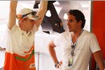 Nico Hülkenberg (Force India) und Adrian Sutil 