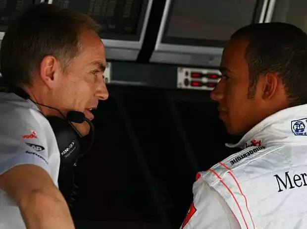 Martin Whitmarsh (Teamchef), Lewis Hamilton Titel-Bild zur News: Martin Whitmarsh (Teamchef), Lewis Hamilton