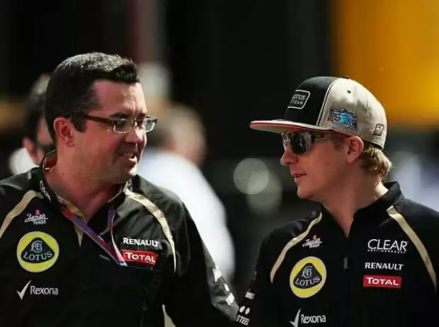 Eric Boullier, Kimi Räikkönen Titel-Bild zur News: Eric Boullier, Kimi Räikkönen