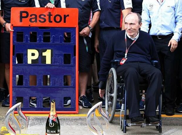 Titel-Bild zur News: Frank Williams (Teamchef), Pastor Maldonado