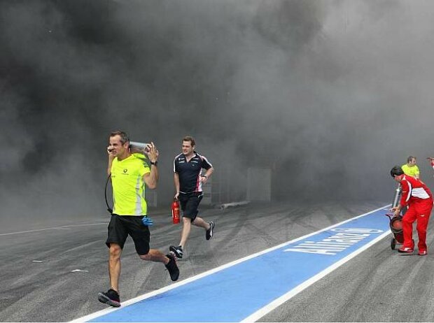 Titel-Bild zur News: Feuer in Barcelona