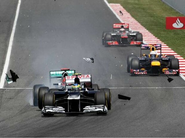 Bruno Senna und Michael Schumacher