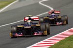 Jean-Eric Vergne (Toro Rosso) und Daniel Ricciardo (Toro Rosso) 