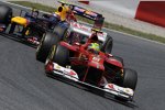 Felipe Massa (Ferrari) Mark Webber (Red Bull)