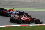 Mark Webber (Red Bull) Fernando Alonso (Ferrari)