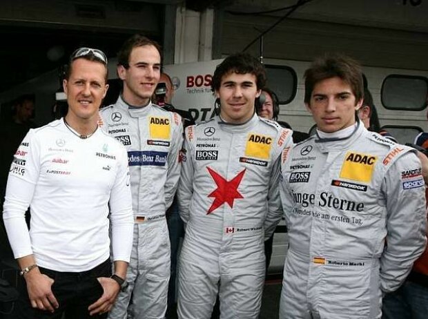 Titel-Bild zur News: Michael Schumacher, Christian Vietoris, Robert Wickens, Roberto Merhi