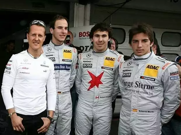 Michael Schumacher, Christian Vietoris, Robert Wickens, Roberto Merhi Titel-Bild zur News: Michael Schumacher, Christian Vietoris, Robert Wickens, Roberto Merhi