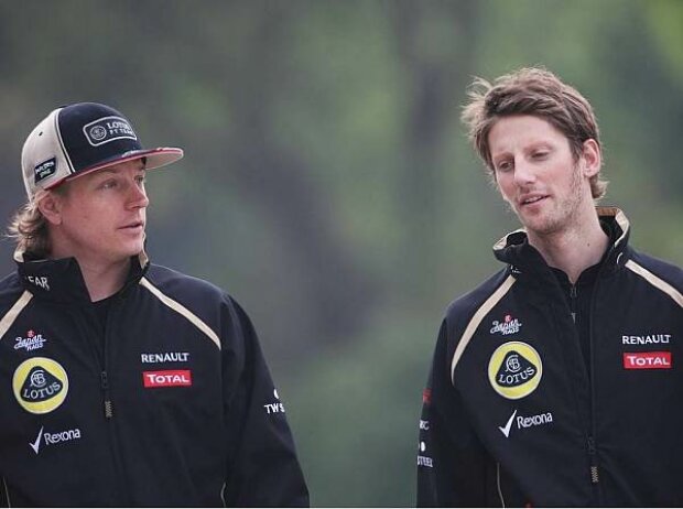 Kimi Räikkönen, Romain Grosjean