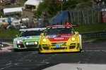 Sabine Schmitz, Klaus Abbelen, Christopher Brück und Patrick Huisman (Frikadelli Porsche)