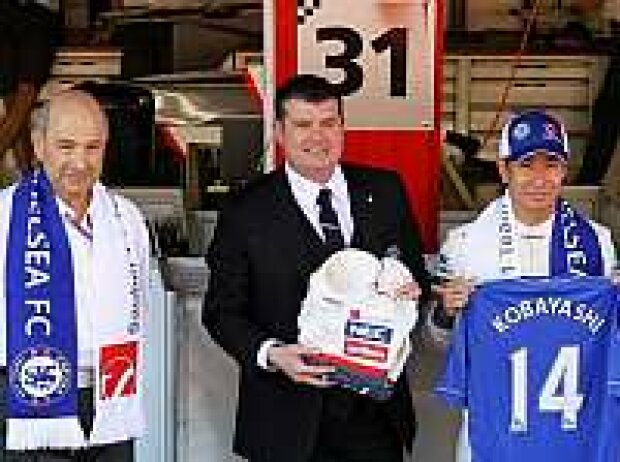 Kamui Kobayashi, Peter Sauber (Teamchef)