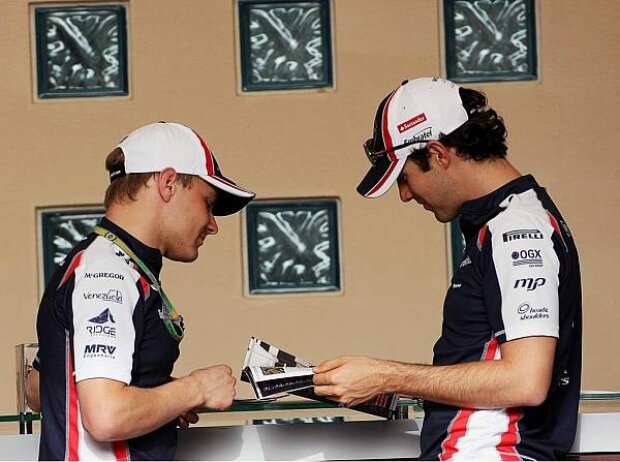 Titel-Bild zur News: Valtteri Bottas und Bruno Senna