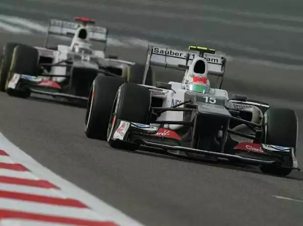 Sergio Perez, Kamui Kobayashi Titel-Bild zur News: Sergio Perez, Kamui Kobayashi