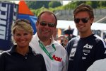 Tom Chilton (Aon) mit seinen Eltern