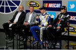 Brad Keselowski und Nelson Piquet Jun. stehen Rede und Antwort