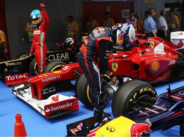Sebastian Vettel, Fernando Alonso Sebastian Vettel, Fernando Alonso