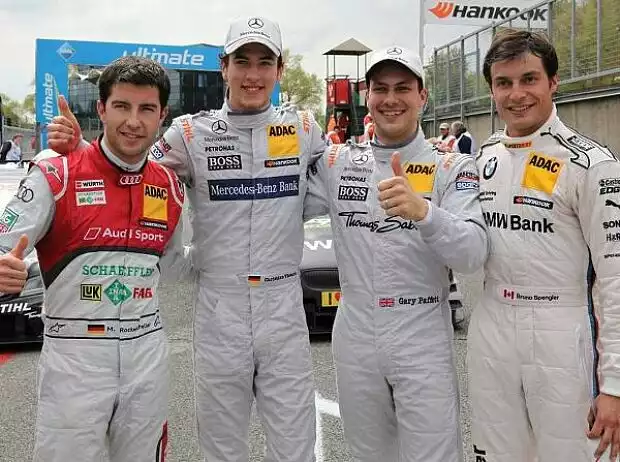 Mike Rockenfeller, Bruno Spengler, Christian Vietoris, Gary Paffett Titel-Bild zur News: Mike Rockenfeller, Bruno Spengler, Christian Vietoris, Gary Paffett