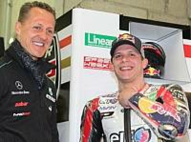 Titel-Bild zur News: Michael Schumacher, Stefan Bradl