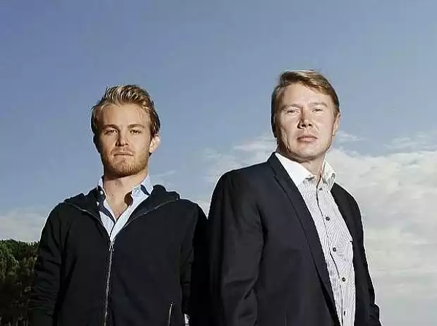 Titel-Bild zur News: Nico Rosberg, Mika Häkkinen