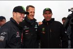Randy Mamola, Michael Schumacher und Stephane Peterhansel